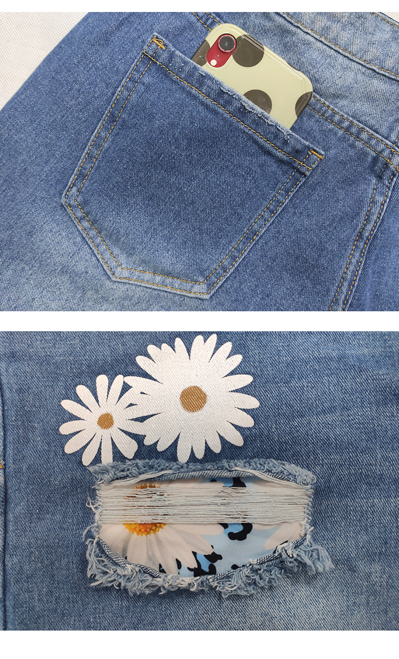 Flower Pattern Summer Season Women'S Gender Printing, Pocket Design Classic Style Style Women's Daily Classic Style Flower Shorts Printing Pocket Straight Pants