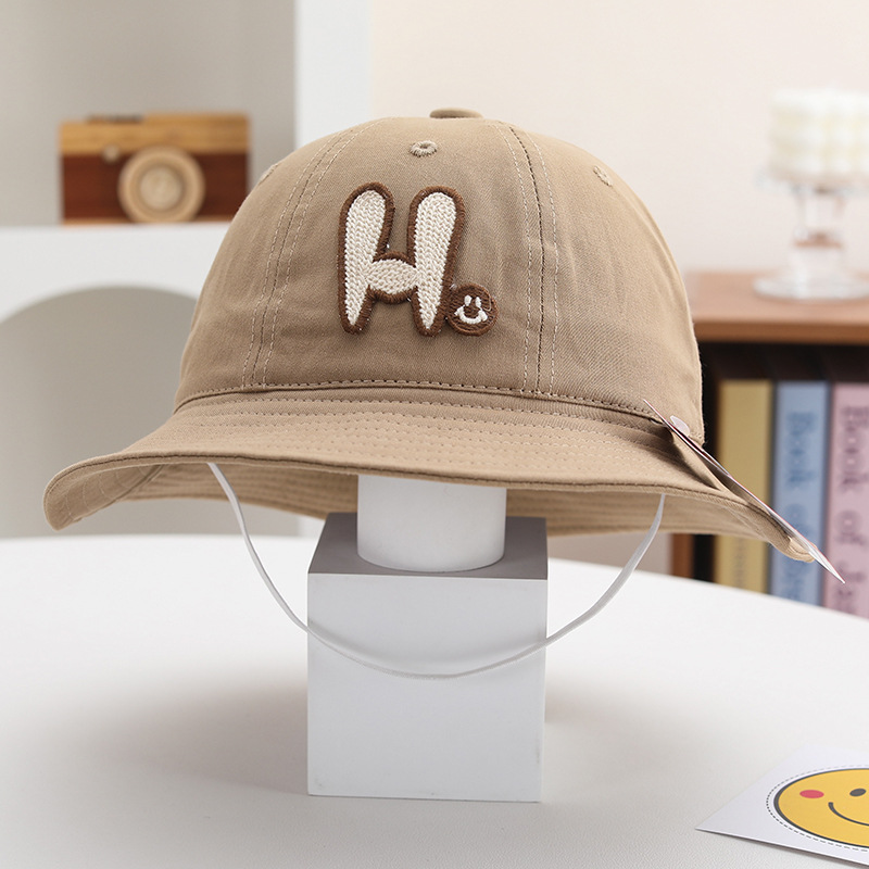 Sombreros para niños coreanos primavera y otoño lindos sombreros de pescadores de bebés variados para niños niñas sombreros de bañera al aire libre