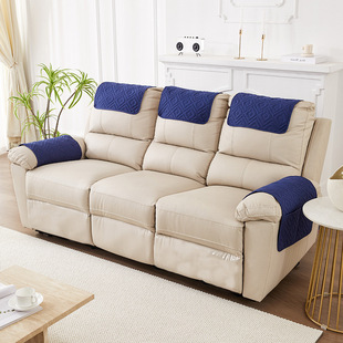 Amazon's Best-Selling Sofa Headrest Cushion Armrest Cushion Three-Piece Set with Storage Sundry Pocket Recliner Sofa Armrest Towel