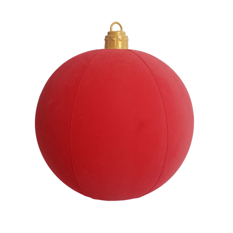 跨境圣诞节用品Christmas庭院派对氛围装饰布置PVC灯笼充气圣诞球|undefined