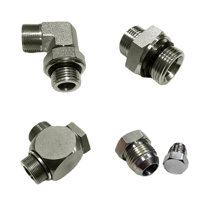 Eaton Yonghua 標準 24 度コーン フェルール油圧ジョイント 1CM/1DM メトリック外径ストレートシール ED リング付き|undefined