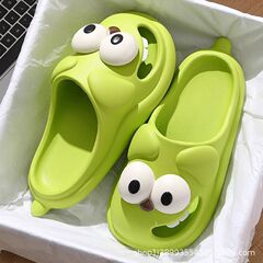 スポット速髪洞靴の外にパケットヘッダーのスリッパを履いている女性夏の家庭のサンダル家庭の家の滑り止め室内の女性