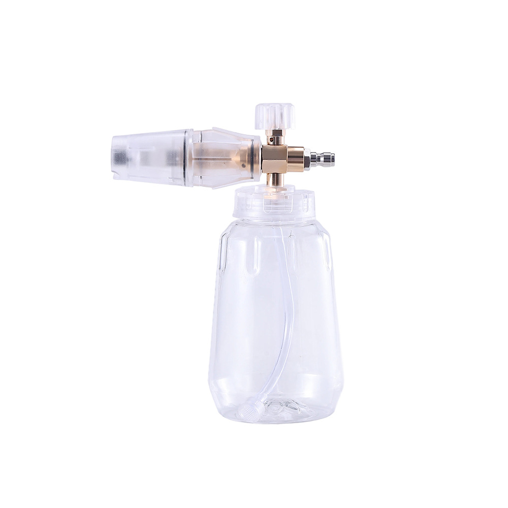 No. 2 aluminum transparent high-pressure PA foam sprayer, designed for car washing, with a large capacity and fan-shaped foam