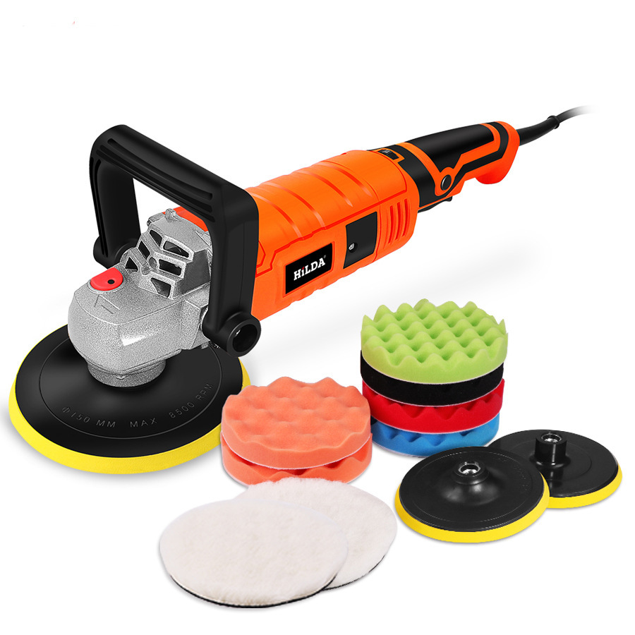 汽车抛光机打蜡机漆面划痕修复封釉机家具地板大理石打磨机电动