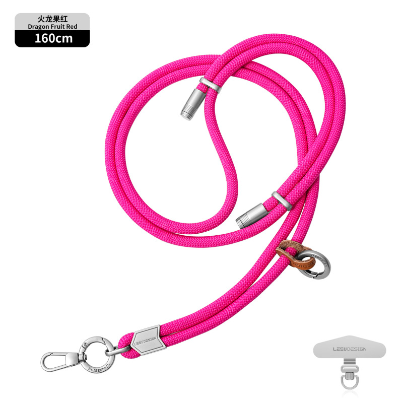 携帯電話ストラップ卸売 6MM 頑丈な手首編み紐 携帯電話ケース吊り下げ紐 汎用紛失防止携帯電話ストラップ シルバー|undefined