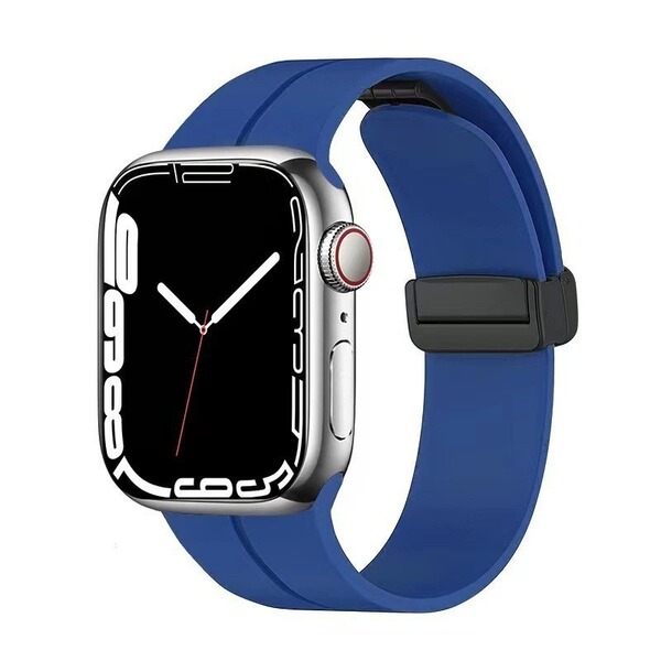 Applicable AppleWatch Ultra strap iWatch8 Apple S9 Magnetic Silicon…