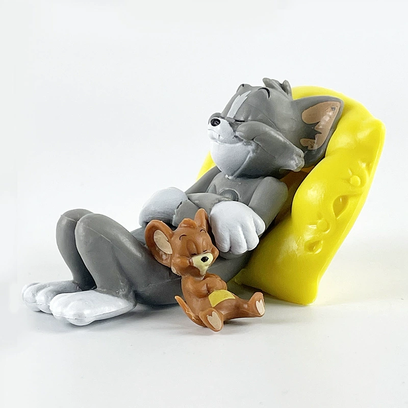 Кот и мышь Sweet Dreamland ручная поделка украшение в лежащей позе Tom & Jerry сладкие друзья, украшение для авто, слепой бокс игрушки