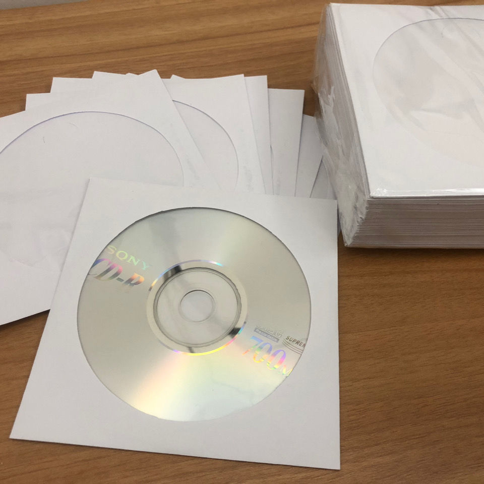 加厚款CD碟袋DVD袋家用车载播放器光盘袋会议记录光盘袋|ru