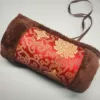 Satin bright red Ruyi (brown plush color)