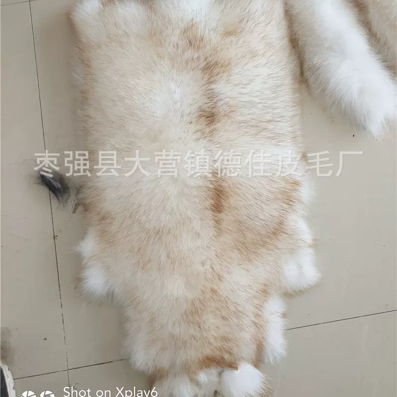 工厂批发 乌苏里江貉子毛染色 骆子 皮张整皮七彩色百搭 貉子皮