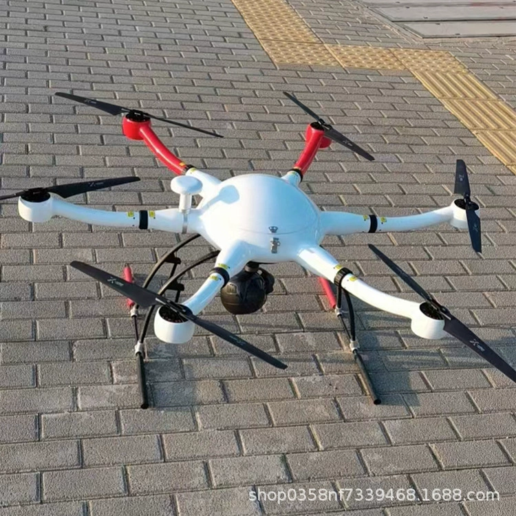 Мультироторный ДАЛЬНОБОЙНЫЙ БПЛА, разведывательный патруль, спасательный вызов, БПЛА, оснащенный тепловизионной камерой с зумом