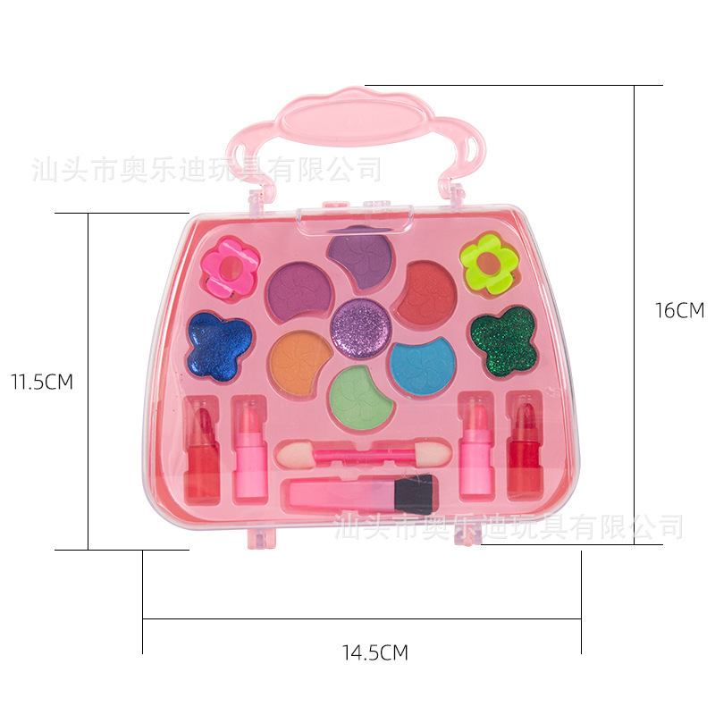 Juguetes de maquillaje para niños Bolsos para niñas Juego de regalos de cumpleaños Sombra de ojos Bolsa de cosméticos Juguetes Comercio exterior