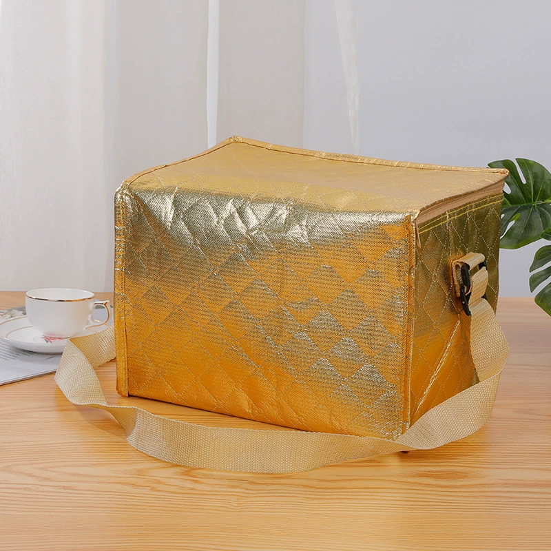 Double-layer handheld purse, thermos, picnic bag, Amazon, wholesale