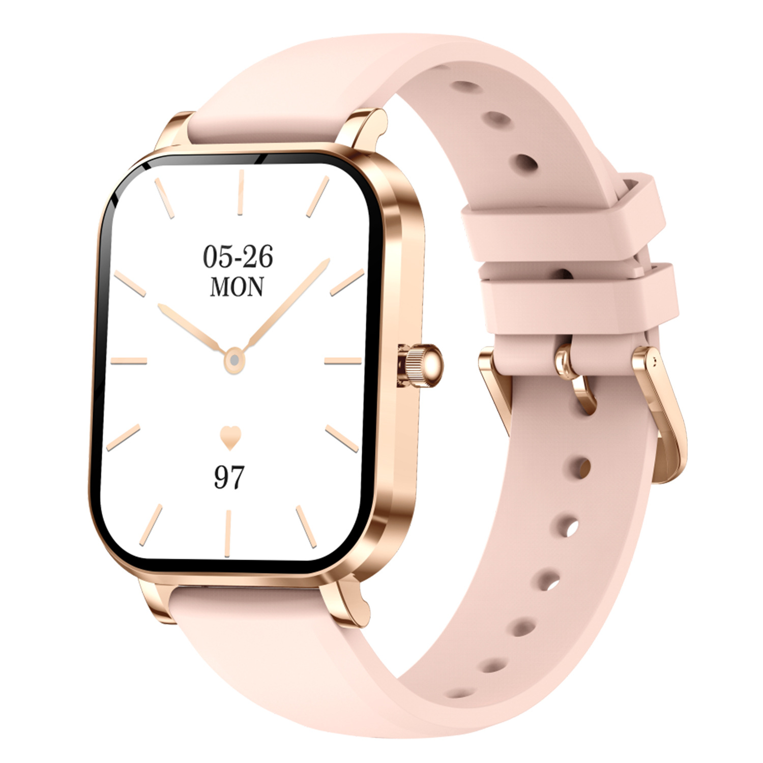 Cross-Border New Product Mk90 Women's Smart Watch Bluetooth Call Ultra-Thin Sports Pedometer Waterproof Message Reminder Health