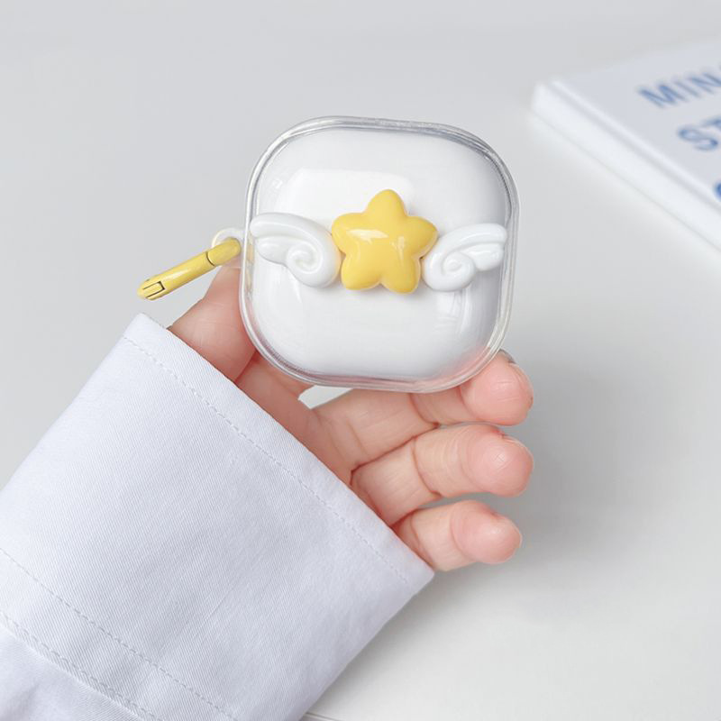 Samsung Galaxy Buds2 Bluetooth Budslive Protective Case Cartoon Transparent Shell Buds Fe New Tpu Shell