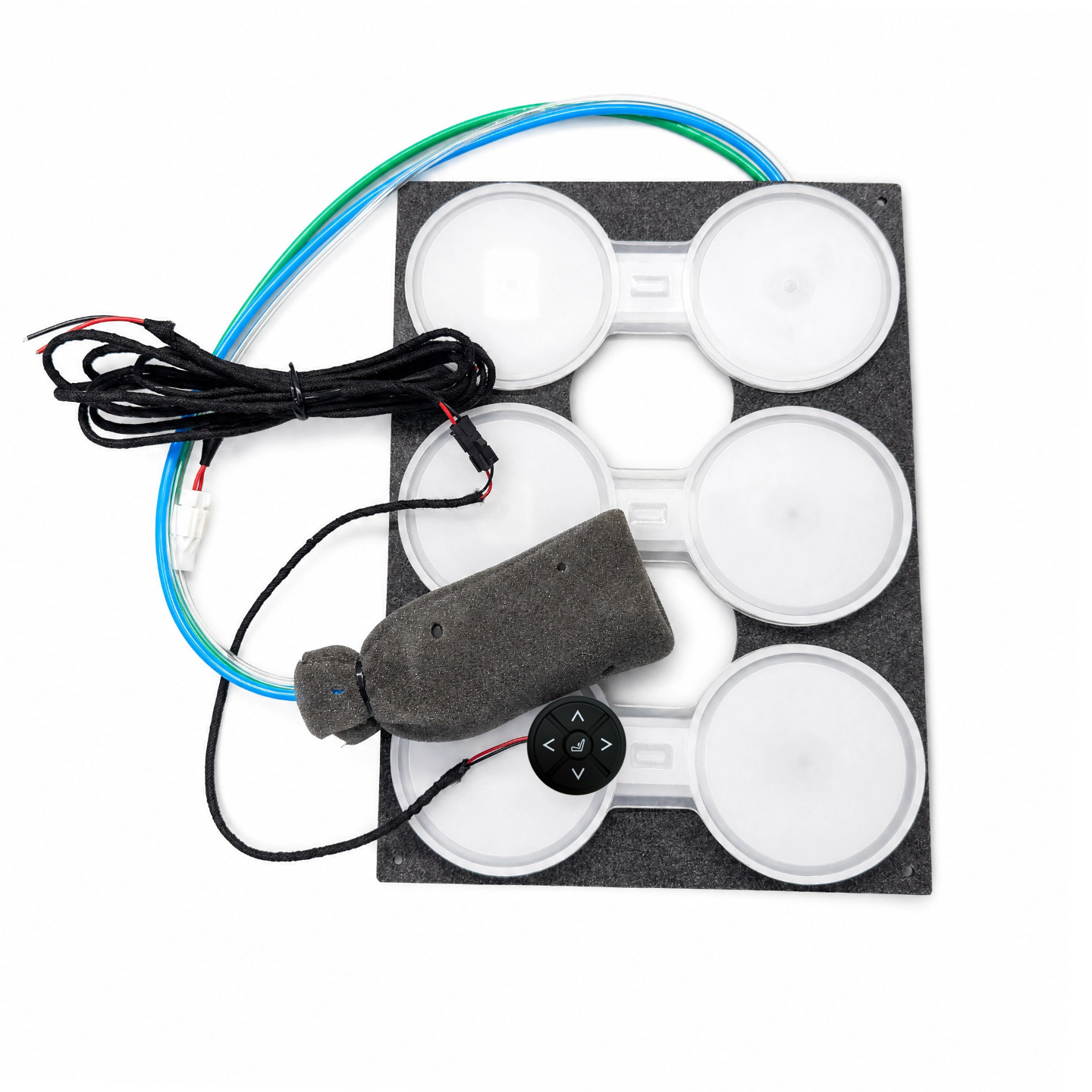Car Seat Massage 6-Point Pneumatic Massage Pump and Valve Integrated Automotive-Grade Tpu Airbag Massage Seat Kit