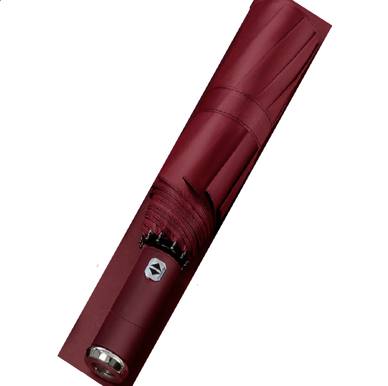 비가 오나 눈이 오나 사용할 수 있는 여성용 자동 우산 대형 강력한 방풍 및 자외선 차단 손전등 조명 우산 남성용 태양 우산 배치