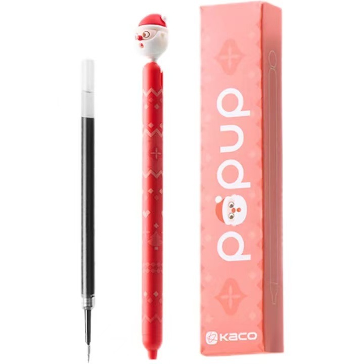 Envío gratis Kaco Chuxin Lingyue Jingdian Presione el bolígrafo de góner Examen de estudiante Cepillo Pen Set Colección al por mayor