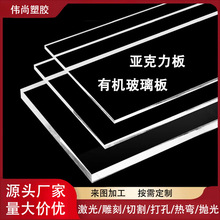 透明亚克力板有机玻璃板厚板磨砂彩色加工激光雕刻PC耐力扩散板