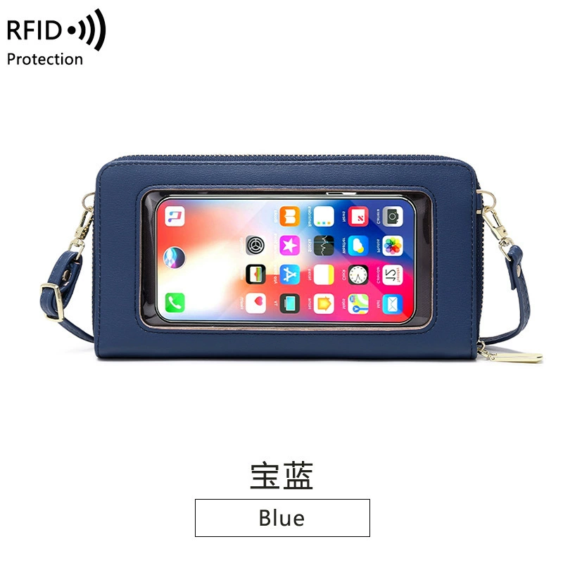 (Граница торговли), сумка через плечо, вместительная одн Shoulder bag, маленькая сумка, кошелек, сенсорный экран, анти-вор theft