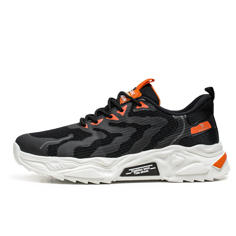 Zapatos de hombre verano 2024 nuevo versátil red transpirable juvenil elevación deportiva ocio correr papá zapatos de moda hombre image 6