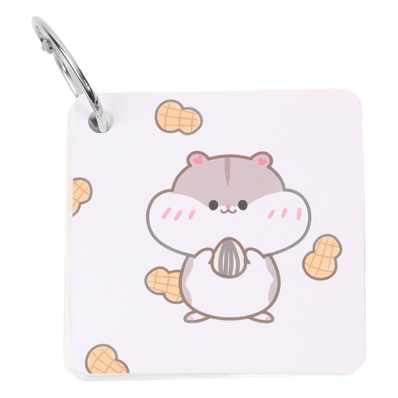 Мультяшный блокнот для заметок, портативный студенческий дневник, тетрадь на спирали, канцелярские принадлежности, стикеры, ежедневник