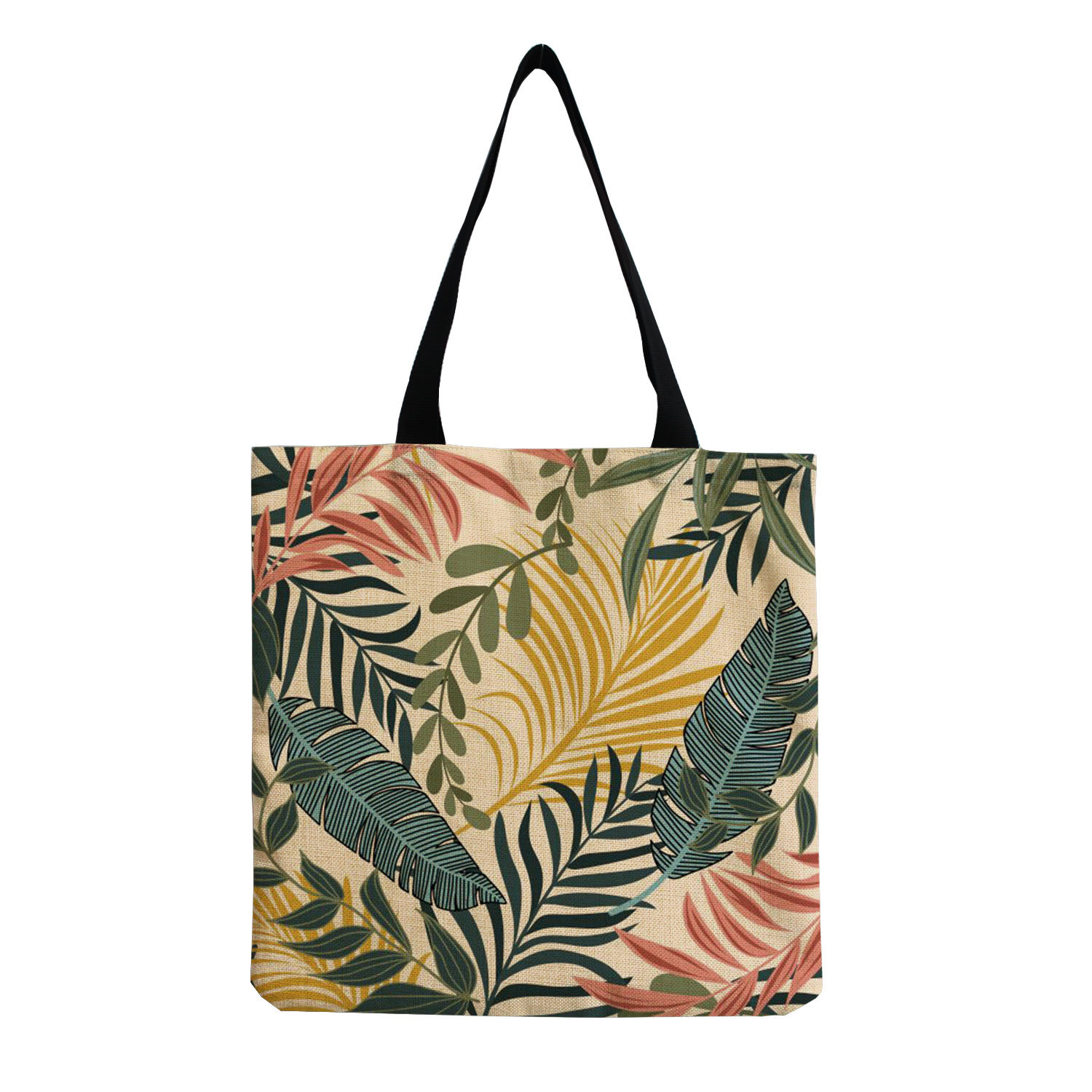 Women's Tropical Leaf Shopping Bags display picture 3