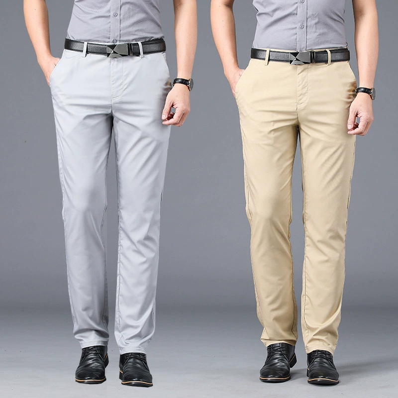 Autumn silk trousers, 2021 years, loose straight fit