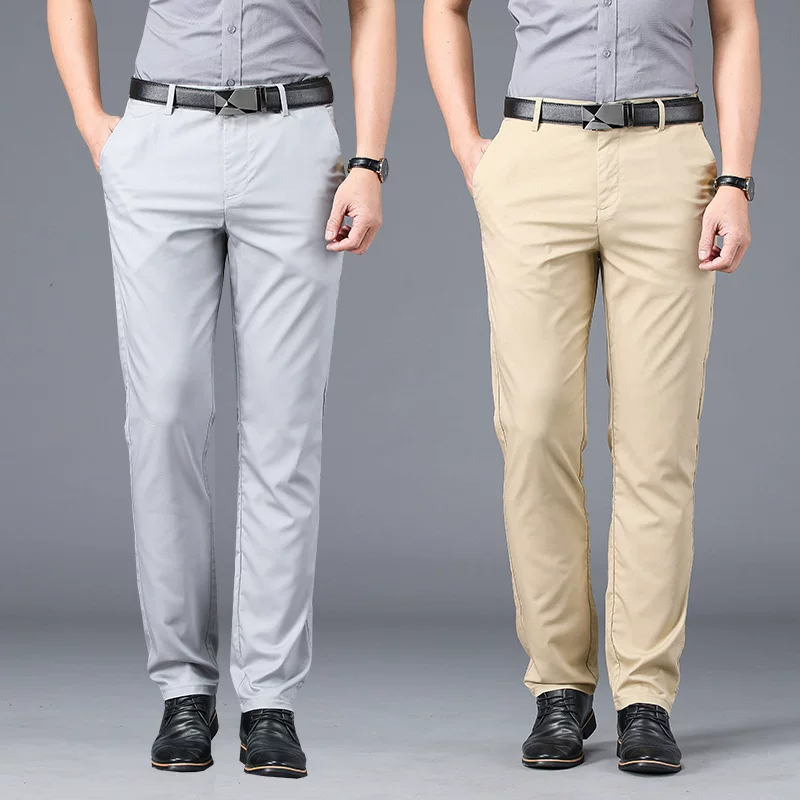 Autumn silk trousers, 2021 years, loose straight fit