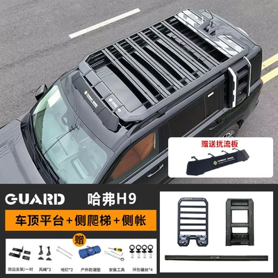 roof platform outdoor storage rack – Roof rack - roof-platform-ladder-vinyl-side-account