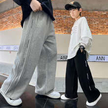 秋季中大男童运动裤春秋新款童装儿童男孩束脚口宽松裤子休闲卫裤