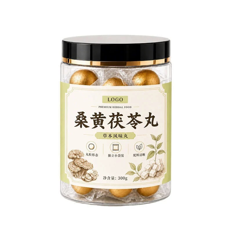 Sanghuang Poria Pills with Turmeric and Hairy Fig Root Nine-Steamed Huangjing Fu Ling Wan 108g quality and texture