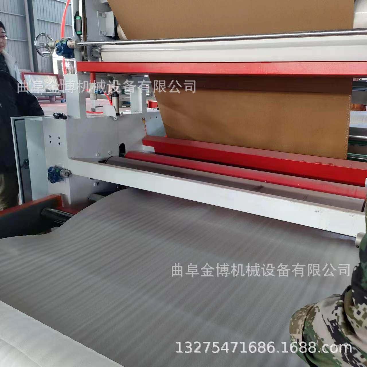 卷对卷珍珠棉复合牛皮纸机器   膜上涂胶  自动放卷 收卷一体机