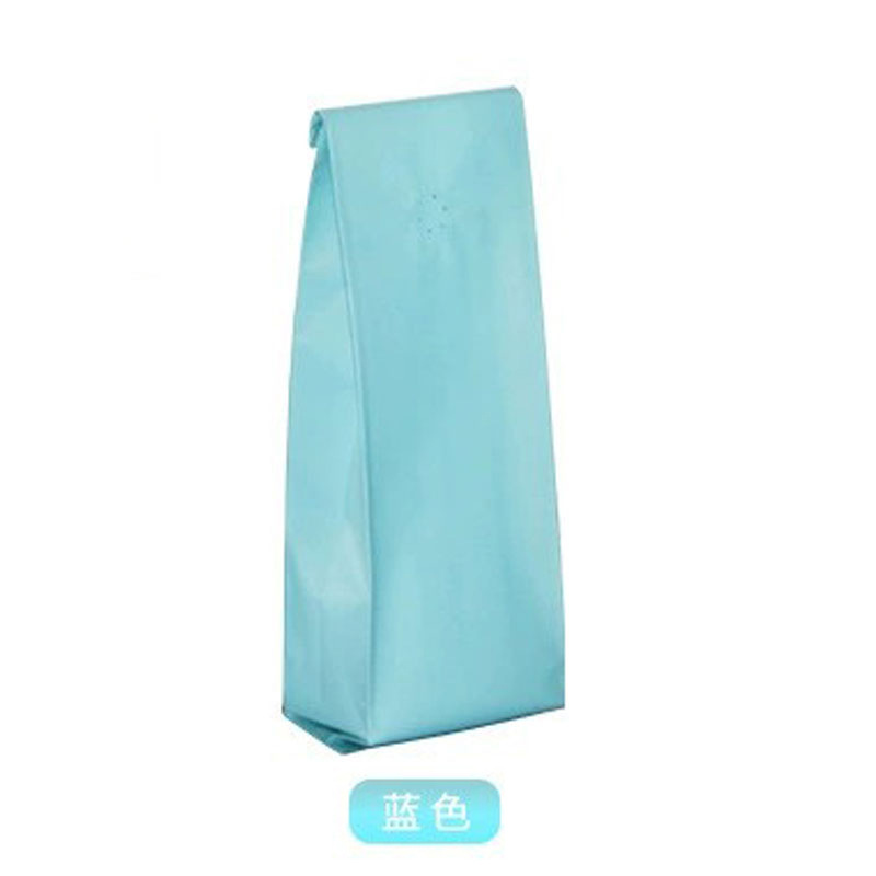 La mitad de una libra bolsa de embalaje de alimentos bolsa de papel de aluminio bolsa de té aluminizado bolsa de órgano con válvula de escape bolsa de embalaje de granos de café