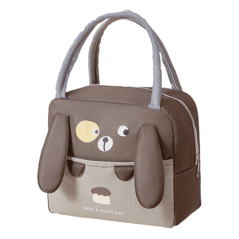 Nueva lonchera de dibujos animados de Liancheng, bolsa de bento impermeable y gruesa para estudiantes y oficinistas para llevar su comida.