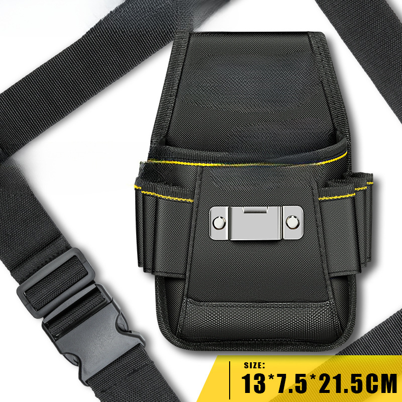 Changshengke kit de herramientas lona multifunción electricista riñonera mantenimiento engrosado hardware bolsa de herramientas bolsa de electricista de madera pequeña