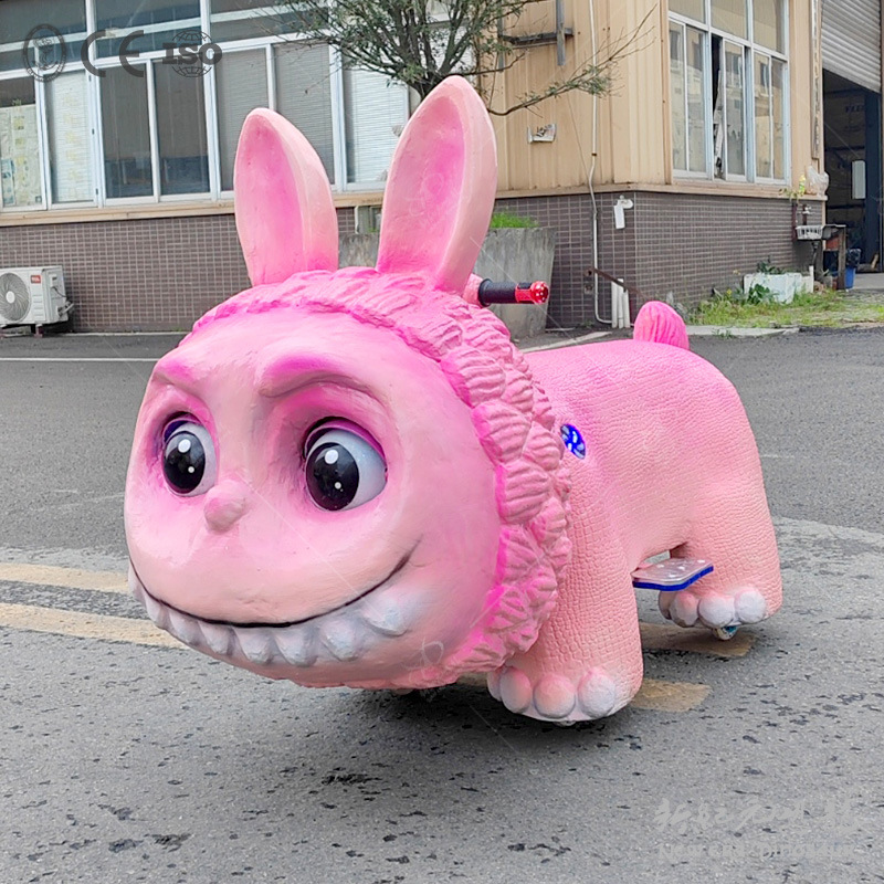 Simulación LABUBU Vehículo de entretenimiento Dinosaur Vehículo eléctrico Red neta Centro comercial para padres e hijos Plaza Equipo de entretenimiento Fábrica de origen