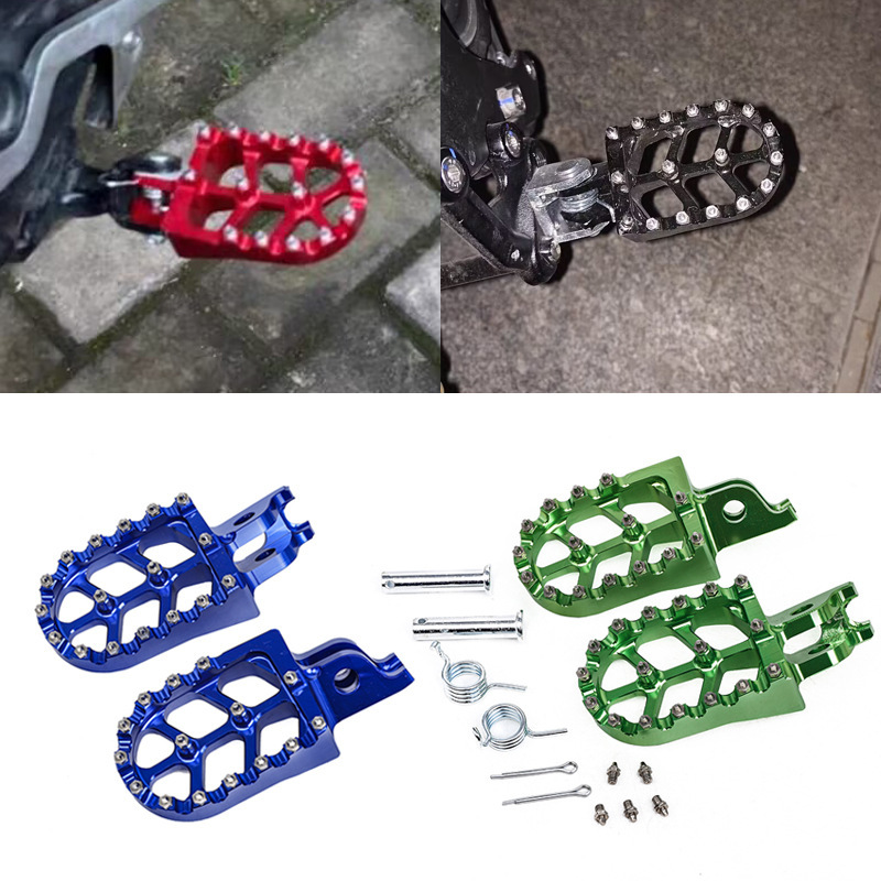 適用CR/CRF/125/250/500/230/450Rオフロード車オートバイCNCアルミニウム合金延長足|undefined