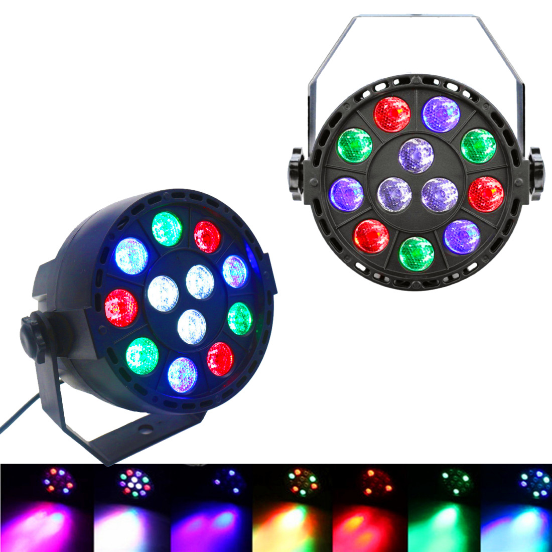 Control remoto LED 12 par luz hogar Fondo atmósfera luz TKV barra flash láser etapa UV