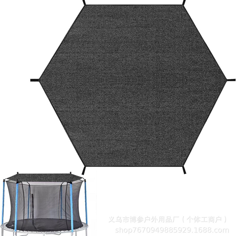 Outdoor Playground Trampoline Accessories Top Cover Waterproof and Dustproof Trampoline Top Sunshade Cover Trampoline Cover