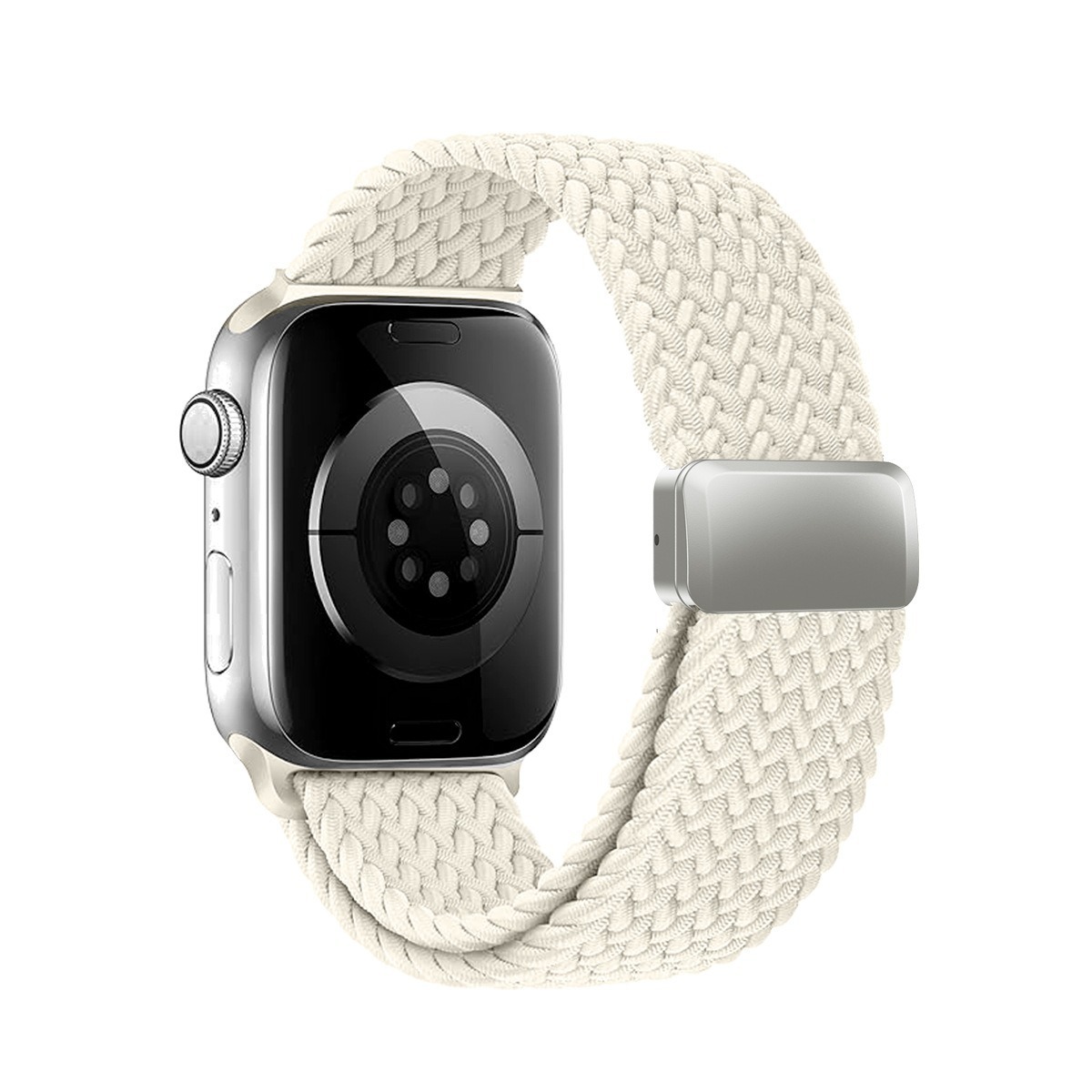 Applewatch10 ナイロン編組磁気時計ストラップ Apple iwach9876 Ultra SE 時計ストラップに適しています。