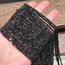 3MM尖晶石切面刻面半成品散珠绳编diy锁骨链手链配珠彩色小珠饰品