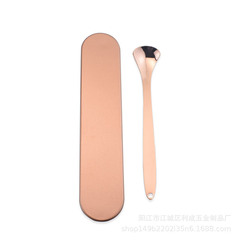 Limpiador de lengua de acero inoxidable - Raspador y limpiador de biofilm lingual