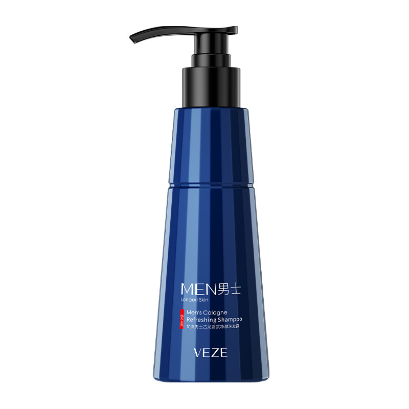 Fanzhen hombres colonia fragancia champú limpieza suciedad grasa pelo suave fragancia champú al por mayor