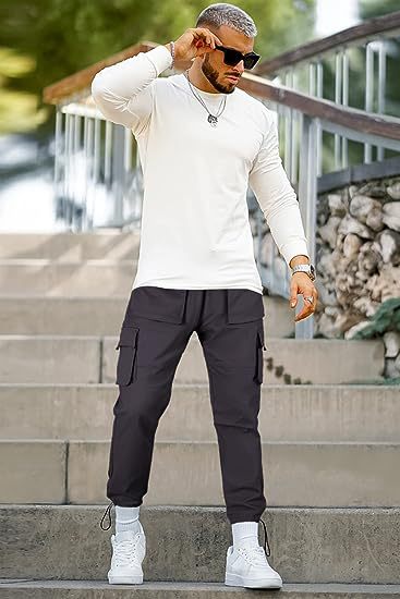 European Men's Sports Tees Slim Muscle Short Sleeve T-Shirt Fitness Elastic Thread Tight Solid Color Henry Shirt_voghion.com