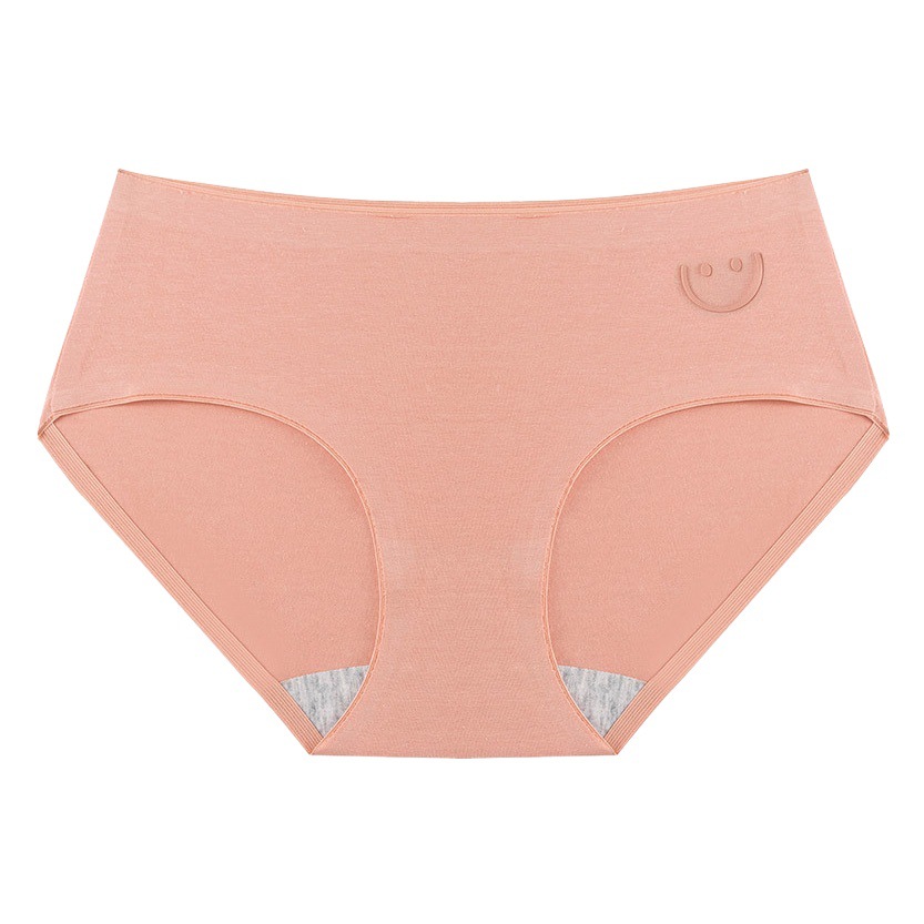 Ropa interior de niña de algodón puro Pantalones cortos de triángulo de entrepierna antibacteriana de algodón de cintura media para mujer Pantalones cortos deportivos transpirables Ropa interior de niña sin costuras