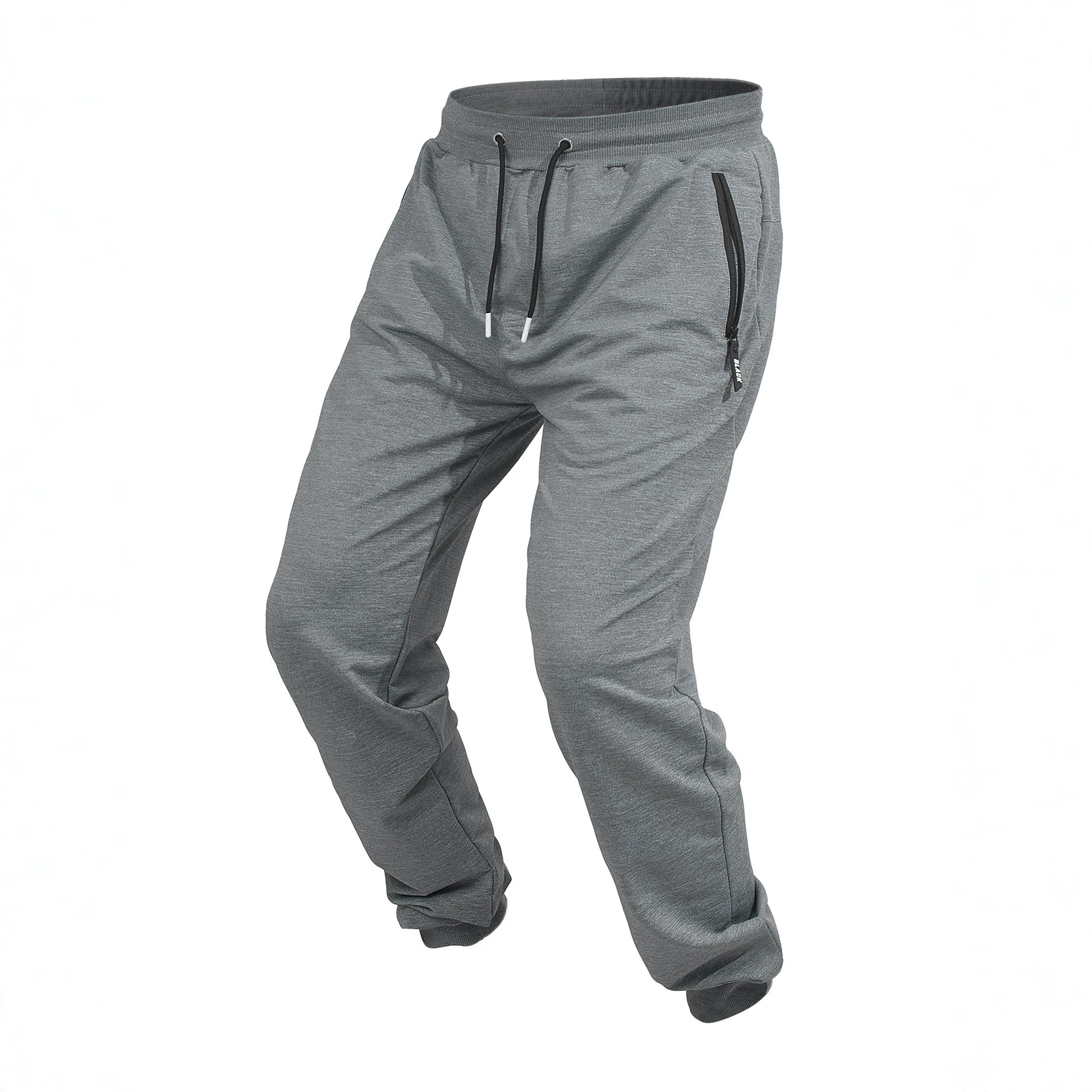 Amazon tamaño europeo pantalones deportivos de hombre pantalones casuales con cremallera, pantalones deportivos de color sólido para correr pantalones