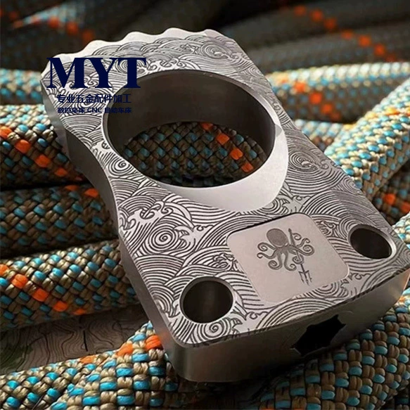 TC4 titanium alloy CNC processing Titanium finger tiger Titanium alloy EDC series products