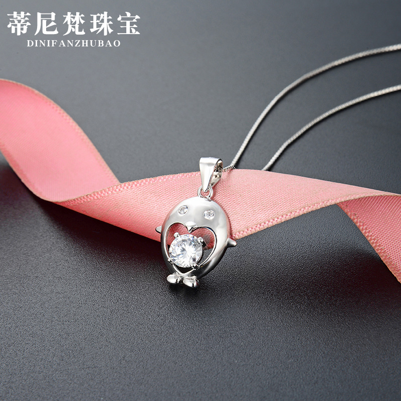 Corea del Sur accesorios lindos frescos clavícula Cadena de dibujos animados joyería colgante collar regalo colgante para novias
