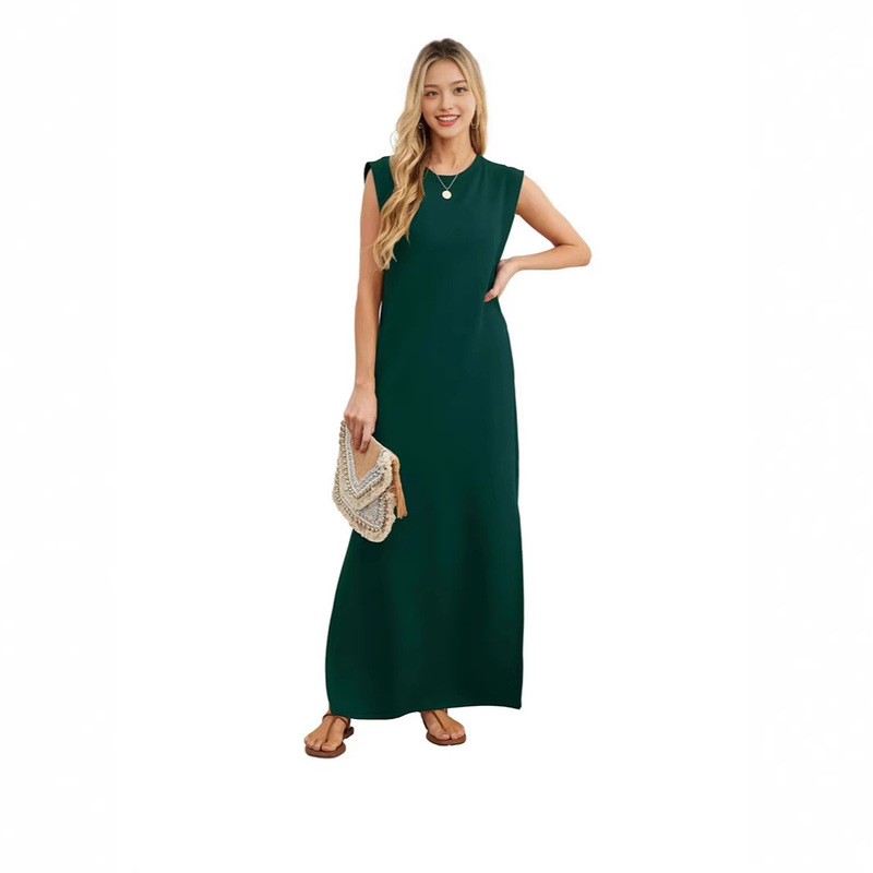 2024 Amazon Hot Selling Women's Summer Casual Loose Long Dress